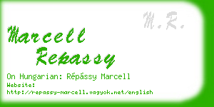 marcell repassy business card